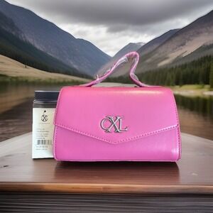 NWT CXL by Christian Lacroix Bag Womens Pink Laine‎ Matte Patent Crossbody Purse